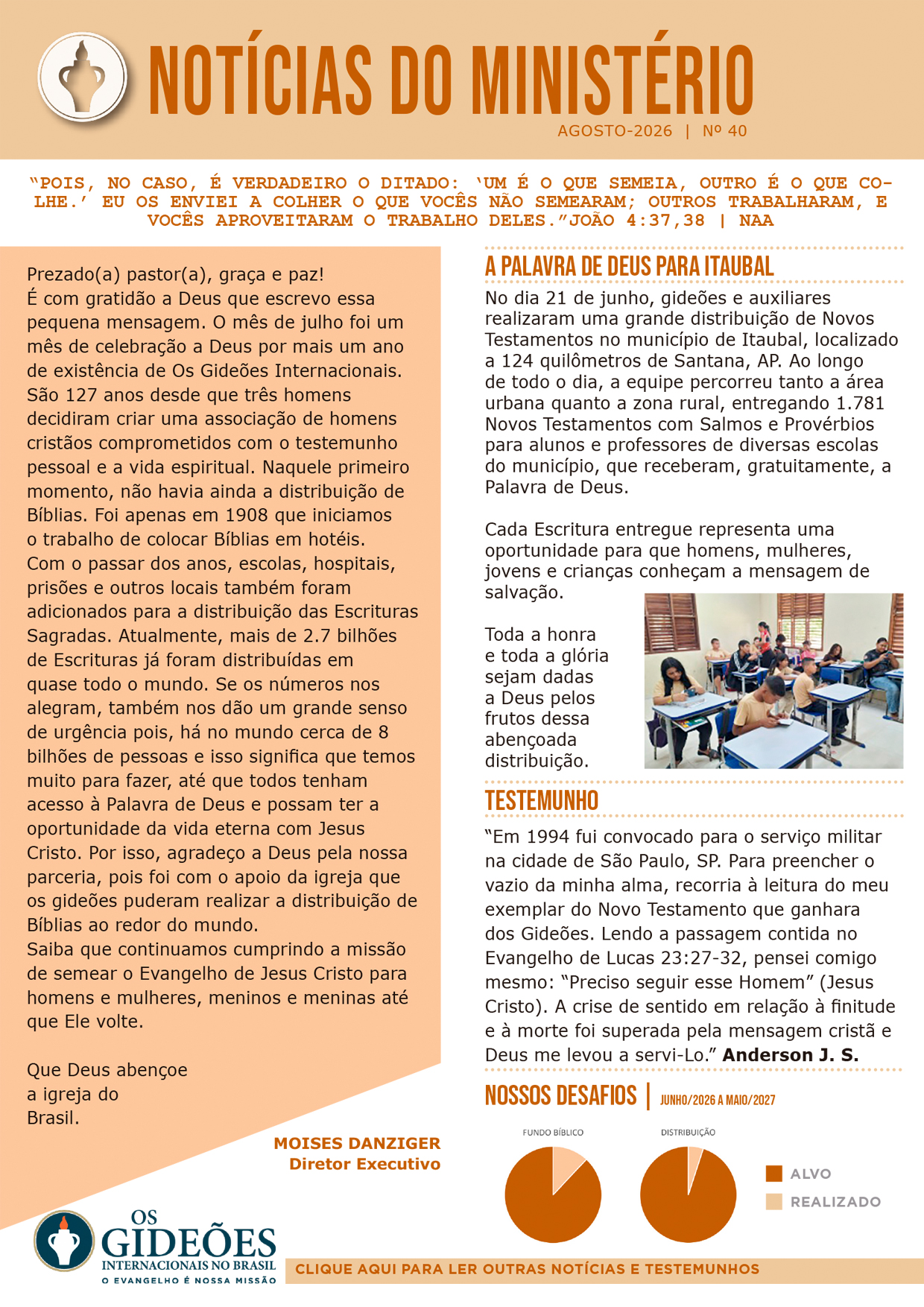 Boletim para Pastores – 040